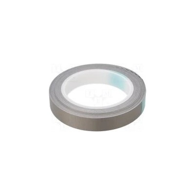 Páska elektricky vodivá W 19mm L 10m Thk 0,11mm Barva šedá