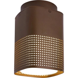 Nordlux - Външно таванно осветително тяло SIDARA 1xE27/15W/230V IP54 кафяво (NX0849)