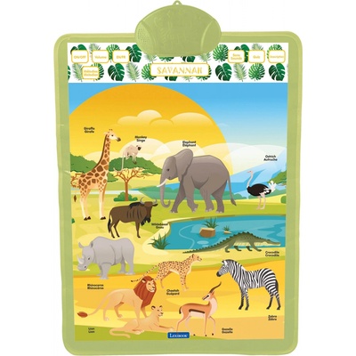 Lexibook Anglicko-francúzsky hovoriaci plagát Savana