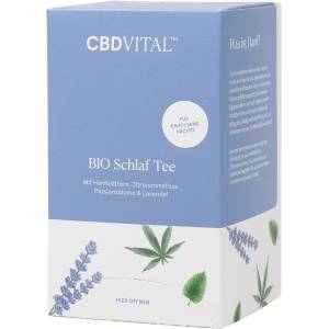 CBD VITAL Био билков чай - "Наспете се" - 20 пакетчета чай