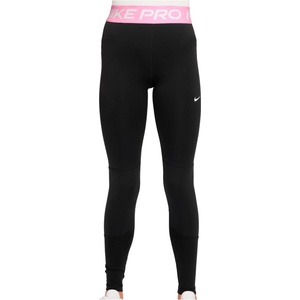 Nike Детски клин Nike Big Kid's Pro Dri-Fit Leggings - Black / Pink Rise / White (711-0243-0512)