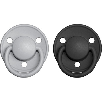 Bibs De Lux silikon 2 ks Cloud / black