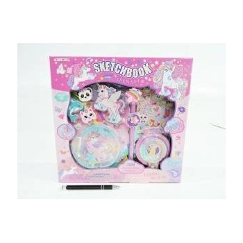PULIO PROMO Sketchbook with accessories rainbow Unicorn 201UP PECOWARE