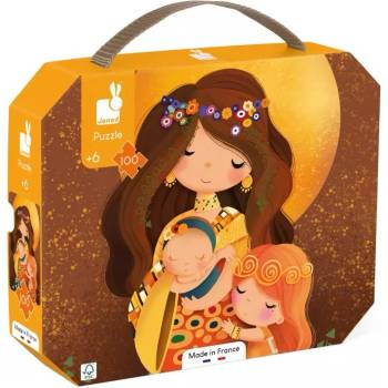 Janod Детски пъзел Janod от 100 части - Вдъхновен от Климт (J02577)