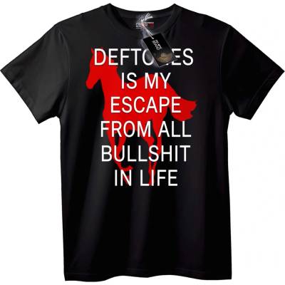 NOONEBRAND Дефтонс Ескейп Т-Шърт - 2XL, Black