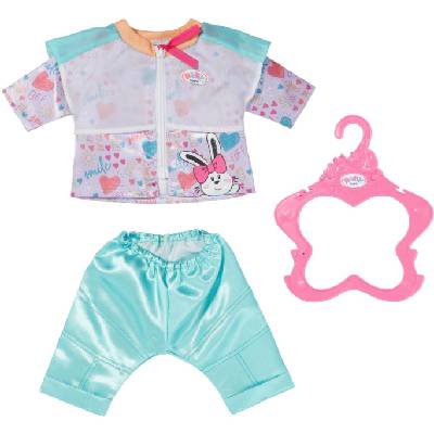 Oblečenie pre bábiky BABY born Oblečenie na voľný čas zelenomodré, 43 cm (4001167832622)