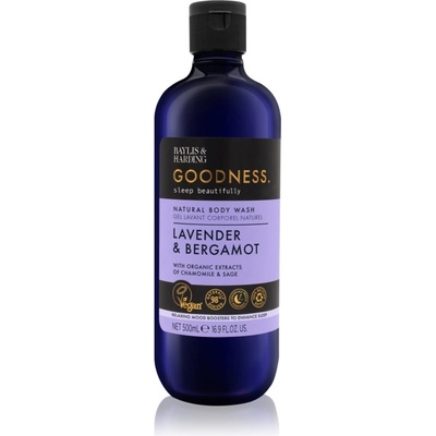 Baylis & Harding Goodness Sleep Beautifully анти- стрес душ гел за спокоен сън Lavender & Bergamot 500ml