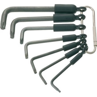 Sada zahnutých żroubováků HAZET TORX® 2115-T/7R