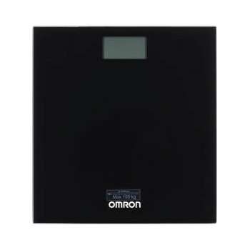 Omron Digital Bathroom Scales Omron 29 x 27 x 2, 2 cm Black Glass