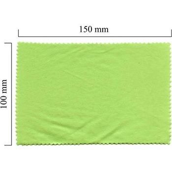 Blick-Punkt Handričku na okuliare z mikrovlákna jednofarebný - zelený 100x150