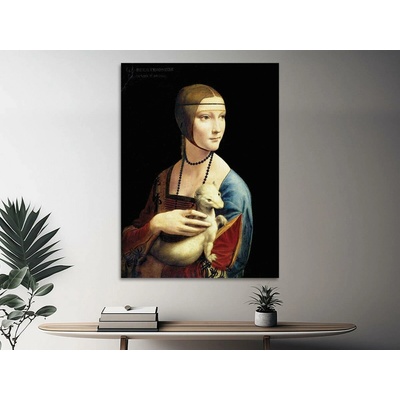 Dáma s hranostajem - Leonardo da Vinci Varianta: 50x70 cm - kvalitní papír 180g