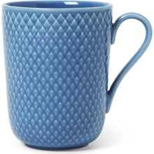 Lyngby Porcelaen Porcelánový hrnek Rhombe Blue 330 ml