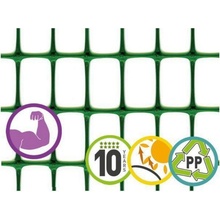 TENAX Plastové pletivo 2 x 10 odolný plot RANCH