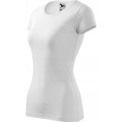 Malfini Dámske tričko Slim Fit Glance biele