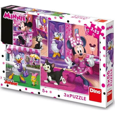 Dino DEN S MINNIE 3 x 55 dílků