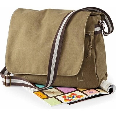 Quadra plátená vintage taška cez rameno QD610 Sahara 40 x 30 x 12 cm
