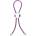 ToyJoy ToyJoy Basics Adjustable Love Ring Purple