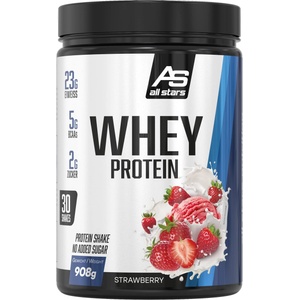 ALL STARS 100% Whey Protein Powder 908g Strawberry - 1272