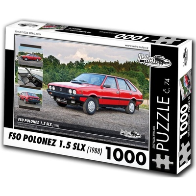 Retro-auta č. 74 FSO Polonez 1.5 SLX 1988 1000 dielov