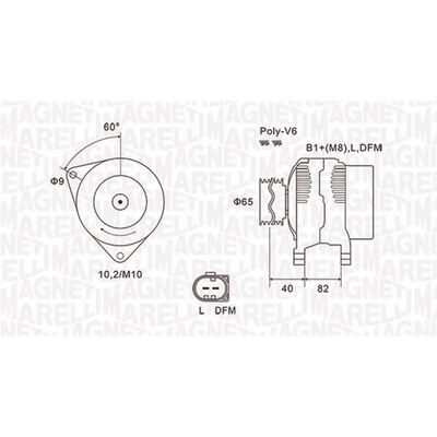 MAGNETI MARELLI generátor 063731746010