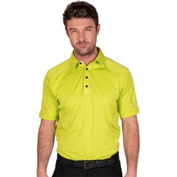 Island Green Мъжка блуза с яка Island Green Golf Top Stitch Polo Shirt Mens - Lime