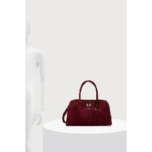 GUESS чанта дамска от имитация на велур SAMANTHA (HWSG23.13060) - answear - 283,40 лв