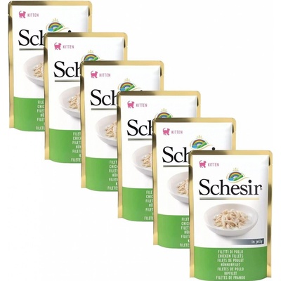 Schesir Cat Adult kuře 6 x 85 g