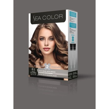 Image 1 of LILA Cosmetics Турска крем боя за коса Sea Color 8.1 Ash Light Blonde