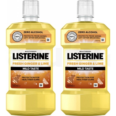 Listerine Fresh Ginger & Lime Mild Taste 500 ml
