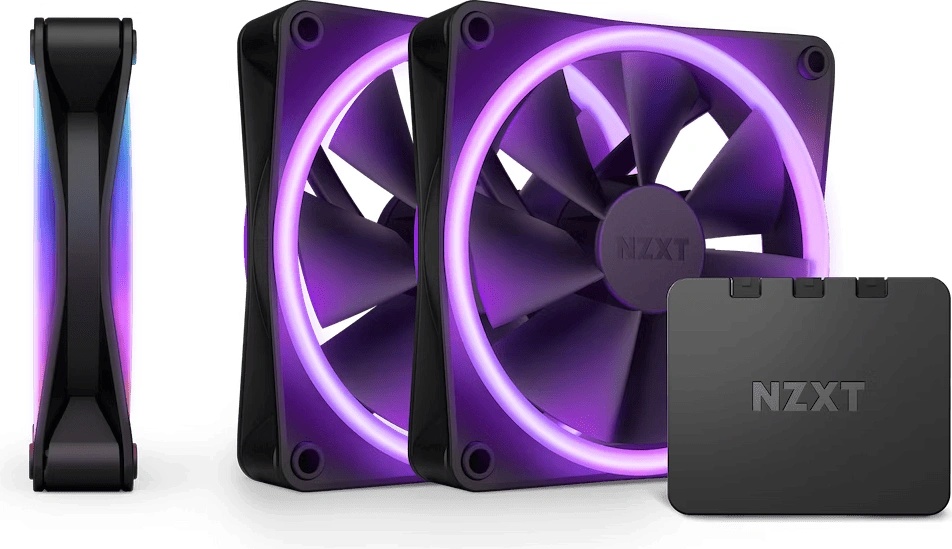 NZXT F120 RGB Duo Black (NZXT-FAN-RF-D12TF-B1)