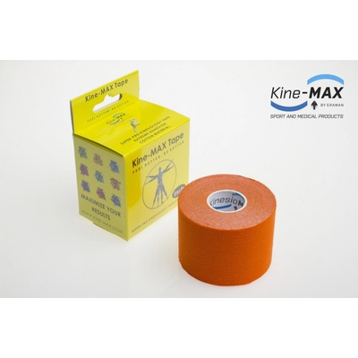 Kine-Max Super-Pro Cotton kineziologický tejp oranžová 5 cm x 5 m