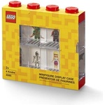 LEGO Колекционерска кутия за минифигурки, 8 отделения, lego, червена 40650001 (40650001)