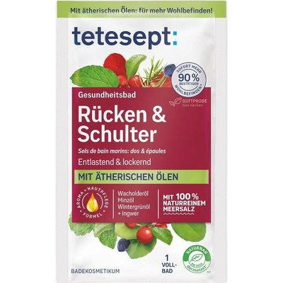 TETESEPT chrbtové a ramenné svalstvo morská soľ 80 g