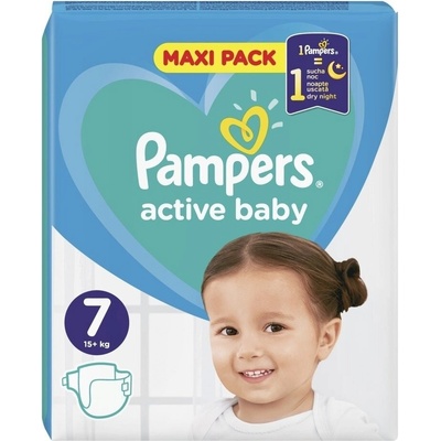 Pampers active baby 7 52 ks