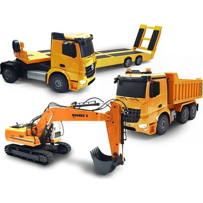 IQ models Vánoční RC set stavebních strojů 2+1 RC_306611 RTR 1:10