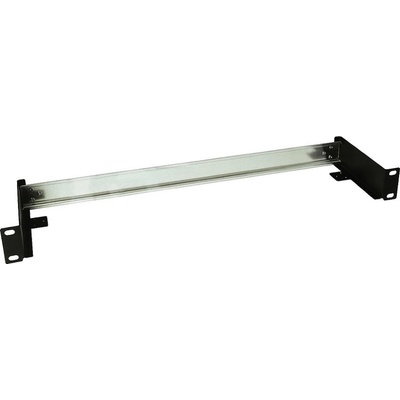 DIN lišta Solarix RAIL-1U-DIN DIN lišta, s držákem, do 19" rozvaděče, 1U, RAL 9005, černá 80138323