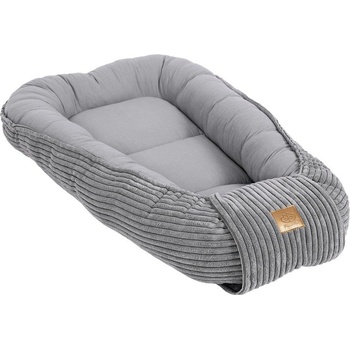 MeowBaby Сиво гнездо за бебе 55x83 cm - Meowbaby (KOKAG01)