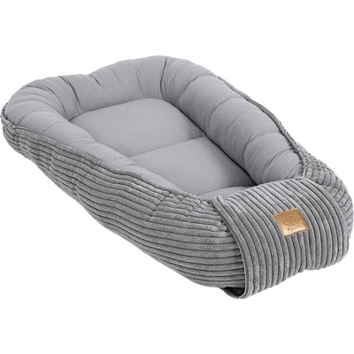 MeowBaby Сиво гнездо за бебе 55x83 cm - Meowbaby (KOKAG01)