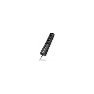 Everlast EVER CLASSIC - Surge protector - AC 250 V - 2500 Watt - output connectors: 5 - 1.5 m cord - black