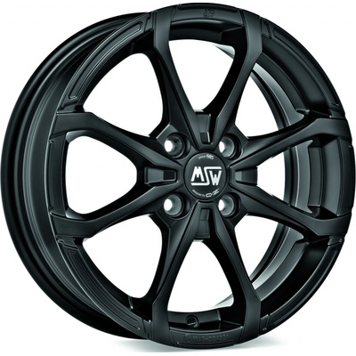 MSW X4 6x16 4x100 ET44 matt black