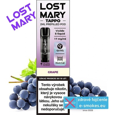 ElfBar Lost Mary Tappo cartridge Grape 1x2ml 20mg