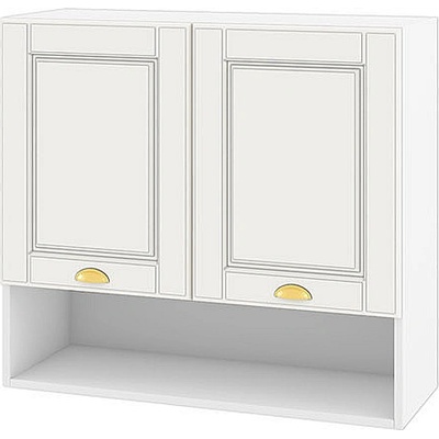 ИРИМ Горен кухненски шкаф Сити БФ-Бяло мат-09-8 80 см