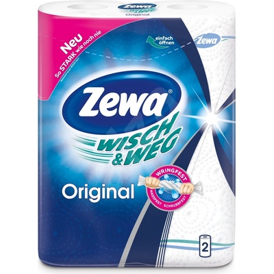 Zewa Wisch & Weg Original papírové utěrky 2 vrstvy 2 × 45 útržků