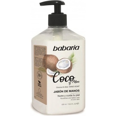 Babaria Coco & Aloe Vera mýdlo s kokosovým olejem 500 ml