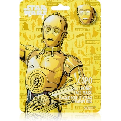 Mad Beauty Star Wars C3PO хидратираща платнена маска с мед 25ml