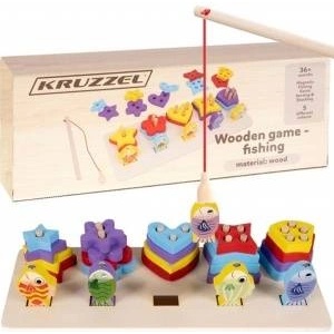 Kruzzel Wooden sorter - fishing Kruzzel 22565
