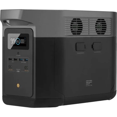 EcoFlow DELTA Max Portable Power Station 1600Wh - портативна професионална електроцентрала за зареждане на устройства (черен)