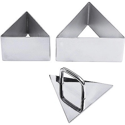 Contacto Rám nerezový na pěnu 100x40 mm ve tvaru trojúhelníku 681/100 inox