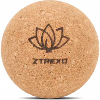 TREXO Masážna loptička korková TXO-B4Z081-NC prírodná 5 cm