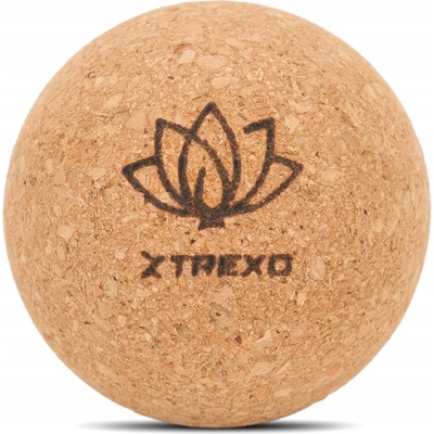 TREXO Masážna loptička korková TXO-B4Z081-NC prírodná 5 cm